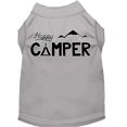 thumbnail image 1 of Mirage Pet  Happy Camper Screen Print Dog Shirt, Grey - Small 10, 1 of 1