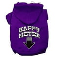 thumbnail image 1 of Mirage Pet  Happy Meter Screen Printed Dog Pet Hoodies, Purple - Large, 1 of 1