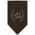 thumbnail image 1 of Mirage Pet He Is Risen Screen Print Bandana Cocoa Large, 1 of 10