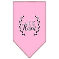 thumbnail image 1 of Mirage Pet He Is Risen Screen Print Bandana Light Pink Small, 1 of 10