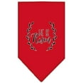 thumbnail image 1 of Mirage Pet He Is Risen Screen Print Bandana Red Small, 1 of 10