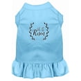 thumbnail image 1 of Mirage Pet He Is Risen Screen Print Dog Dress Baby Blue XS, 1 of 10