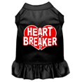 thumbnail image 1 of Mirage Pet  Heart Breaker Screen Print Dress, Black - Extra Large 16, 1 of 1