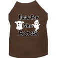 thumbnail image 1 of Mirage Pet Here for the Boos Screen Print Dog Shirt Brown XL, 1 of 2
