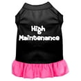 thumbnail image 1 of Pet Dog  Cat Dress Screen Printed, "High Maintenance", 1 of 10