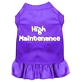 thumbnail image 1 of Mirage Pet  High Maintenance Screen Print Dress, Purple - Large 14, 1 of 1