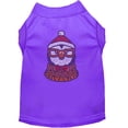 thumbnail image 1 of Christmas Pet Dog  Cat Shirt Rhinestone, "Hipster Penguin", 1 of 11