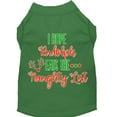 thumbnail image 1 of Christmas Pet Dog  Cat Shirt Screen Printed, "I Hope Rudolph Eats The Naughty List", 1 of 11