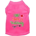 thumbnail image 1 of Christmas Pet Dog  Cat Shirt Screen Printed, "I Can't, Santa is Watching", 1 of 11