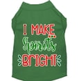 thumbnail image 1 of Christmas Pet Dog  Cat Shirt Screen Printed, "I Make Spirits Bright", 1 of 11