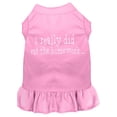 thumbnail image 1 of I really did eat the Homework Screen Print Dress Light Pink XL (16), 1 of 10