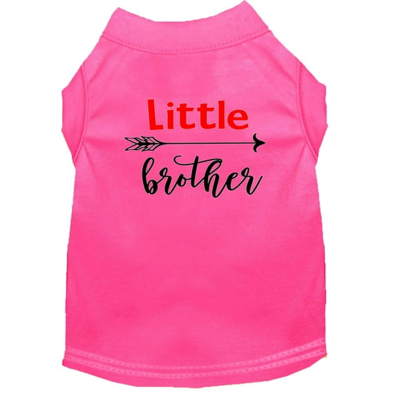 Pet Dog Cat Shirt Screen Printed, "Little Brother"