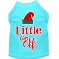 thumbnail image 1 of Christmas Pet Dog  Cat Shirt Screen Printed, "Little Elf", 1 of 11