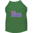 thumbnail image 1 of Mirage Pet Little Sister Screen Print Dog Shirt Green XXXL, 1 of 11