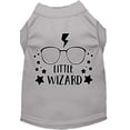 thumbnail image 1 of Mirage Pet Little Wizard Screen Print Dog Shirt Grey Sm, 1 of 2
