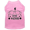 thumbnail image 1 of Mirage Pet Little Wizard Screen Print Dog Shirt Light Pink Lg, 1 of 2