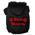 thumbnail image 1 of Mirage Pet  Local Celebrity Screen Print Pet Hoodies, Black - 2XL 18, 1 of 1