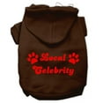 thumbnail image 1 of Mirage Pet  Local Celebrity Screen Print Pet Hoodies, Brown - 3XL 20, 1 of 1
