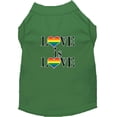 thumbnail image 1 of Pet Dog  Cat Shirt Screen Printed, "Love Is Love", 1 of 11