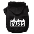 thumbnail image 1 of Mirage Pet Paris Skyline Screen Print Pet Hoodies Black Size XXXL, 1 of 2