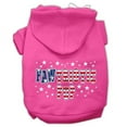 thumbnail image 1 of Mirage Pet  Pawtriotic Pup Screen Print Pet Hoodies, Bright Pink - Medium, 1 of 1