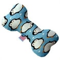 thumbnail image 1 of Mirage Pet  Penguins in Blue Canvas Bone Dog Toy - 8 in., 1 of 1