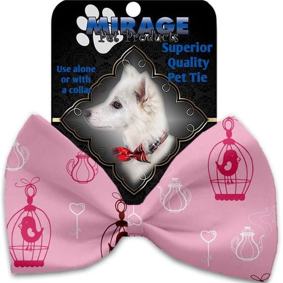 Mirage Pet Pink Whimsy Bird Cages Pet Bow Tie