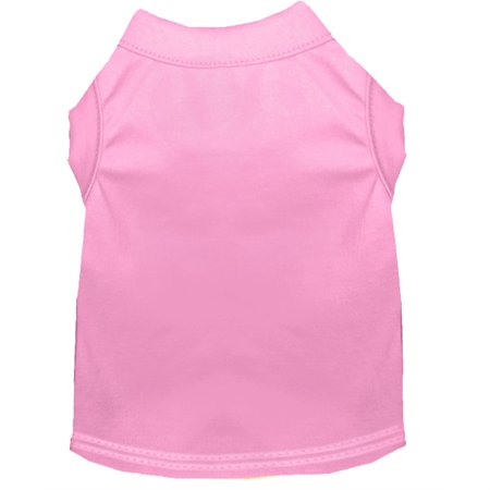 Mirage Pet Plain Shirts Light Pink 4X