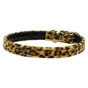 Dog, Puppy Pet Plain Collar, "3/8" Wide Animal Print"