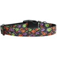 thumbnail image 1 of Mirage Pet Products 125-217 XS Confetti Skulls Nylon Dog Collar - Extra Small, 1 of 1