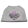 thumbnail image 1 of Pet Dog  Cat Shirt Rhinestone, "Zebra Heart", 1 of 10