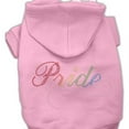 thumbnail image 1 of Mirage Pet Products 54-65 XLPK Rainbow Colored Pride Hoodies Pink XL - 16, 1 of 2