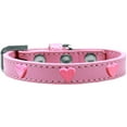 thumbnail image 1 of Dog, Puppy  Pet Widget Fashion Collar, "Pink Glitter Heart", 1 of 5