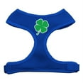 thumbnail image 1 of Shamrock Screen Print Soft Mesh Pet Harness Blue Extra Large, 1 of 2