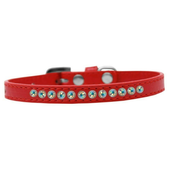 Dog, Puppy Pet Fashion Collar, "Aurora Borealis Crystal Rimsets"