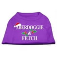 thumbnail image 1 of Mirage Pet Products  Aberdoggie Christmas Screen Print Shirt Purple XL - 16, 1 of 1