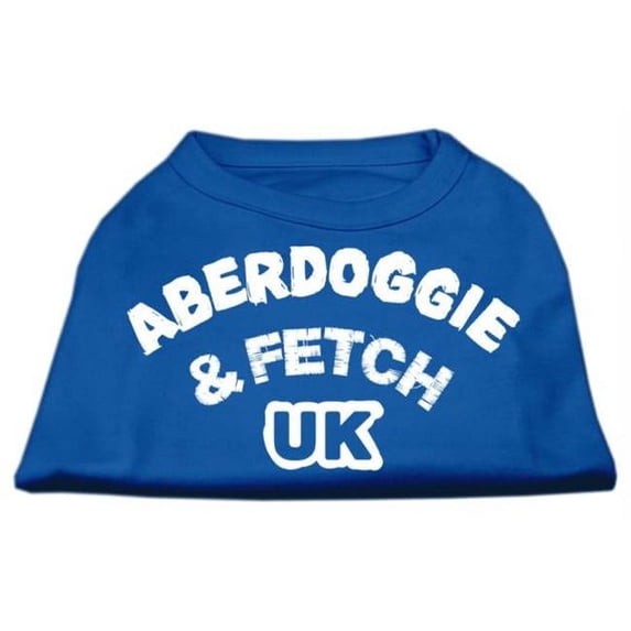 Mirage Pet Products Aberdoggie UK Screenprint Shirts Blue Lg - 14