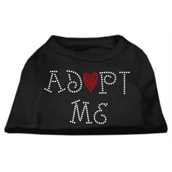 Mirage Pet Products Adopt Me Rhinestone Shirt Black L - 14