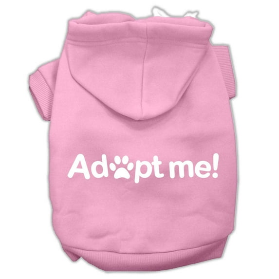Pet, Dog  Cat Hoodie Screen Printed, "Adopt Me"