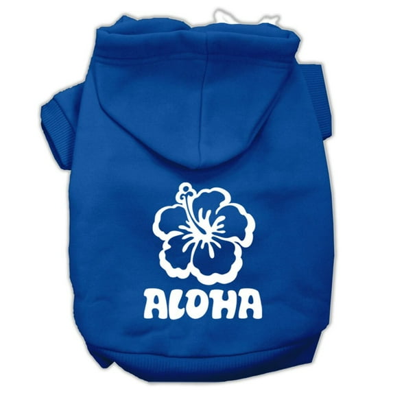 Pet, Dog  Cat Hoodie Screen Printed, "Aloha Flower"