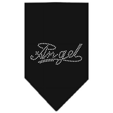 Mirage Pet Products Angel Rhinestone Bandana Black Small