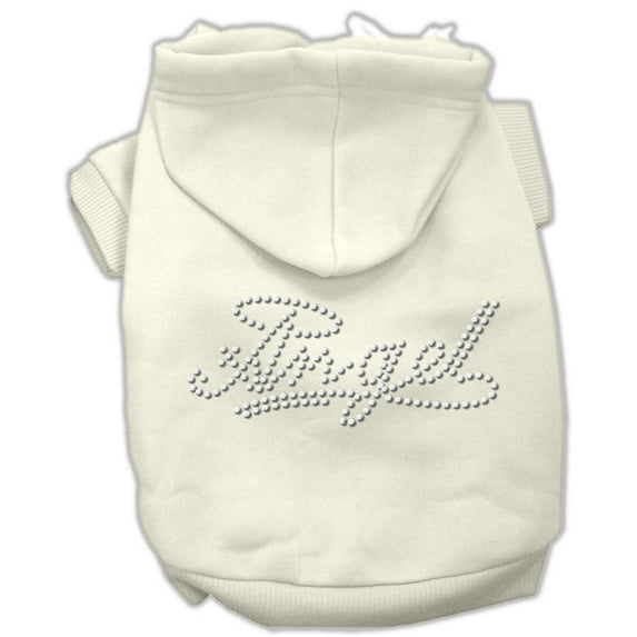 Pet, Dog Cat Hoodie Rhinestone, "Angel"