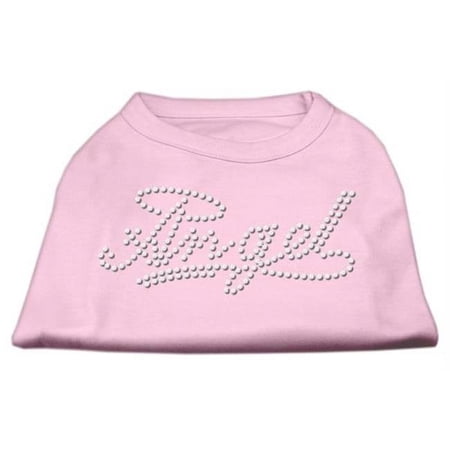 Mirage Pet Products Angel Rhinestud Shirt Light Pink L - 14