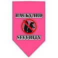 thumbnail image 1 of Mirage Pet Products  Backyard Security Screen Print Bandana Bright Pink Small, 1 of 1