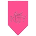 thumbnail image 1 of Mirage Pet Products  Bad Kitty Rhinestone Bandana Bright Pink Small, 1 of 1