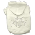 thumbnail image 1 of Pet, Dog  Cat Hoodie Rhinestone, "Bad Kitty", 1 of 8