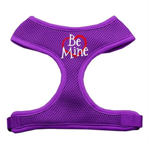 Mirage Pet Products Be Mine Soft Mesh Harnesses Purple Small