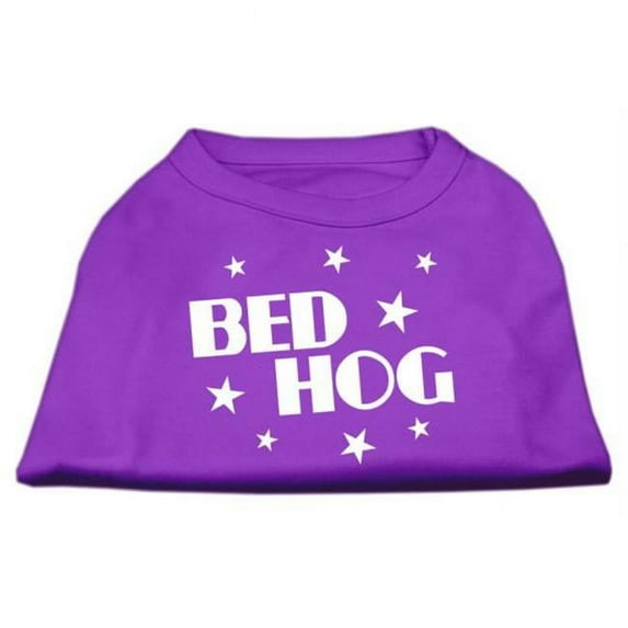 Mirage Pet Products Bed Hog Screen Printed Shirt Purple XL - 16