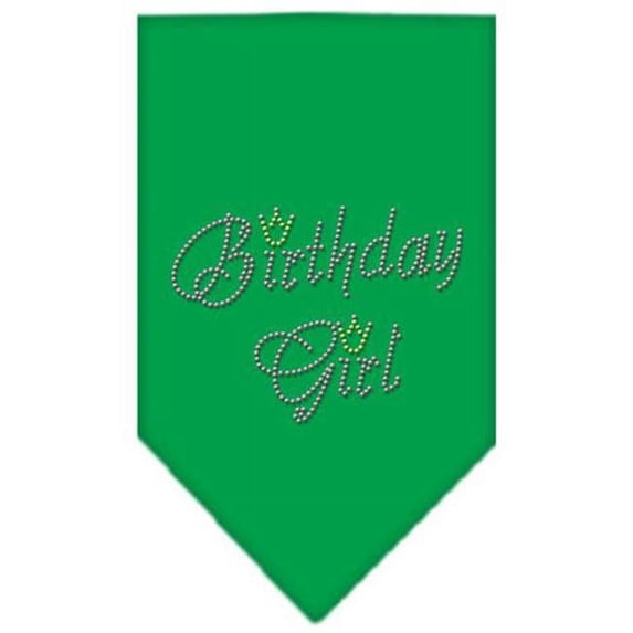 Mirage Pet Products Birthday Girl Rhinestone Bandana Emerald Green Small