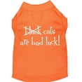 thumbnail image 1 of Pet Dog  Cat Shirt Screen Printed, "Black Cats Are Bad Luck", 1 of 9